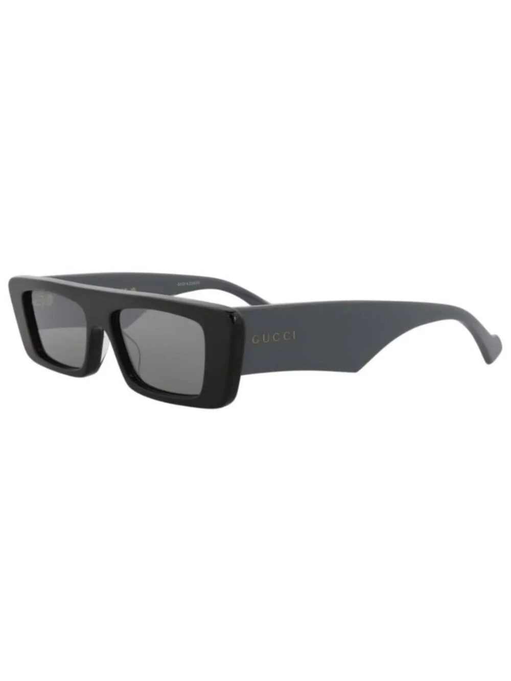 New Gucci Mens Square/Rectangle Black Grey Silver Fashion Designer Sunglasses